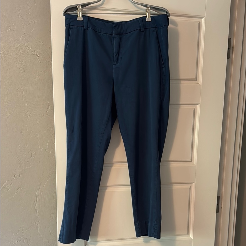Liverpool Blue Pantsuit Classic Straight-Leg